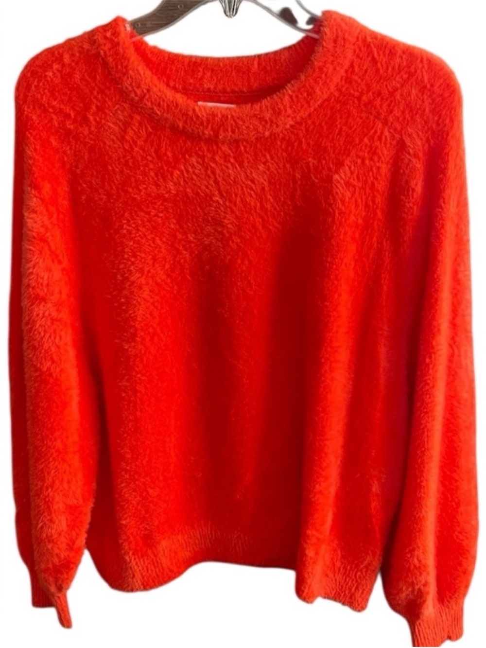 aerie
Aerie Flurry Crew Neck Super Soft Sweater In Starburst Orange Size Medium